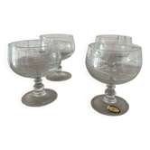 Coupe glace Saint Louis (maison du groupe Hermes)