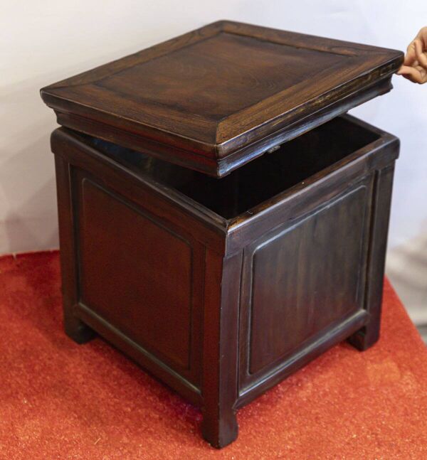 Tabouret coffre ancien chinois