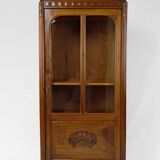 Art Deco walnut display cabinet, France, Circa 1920