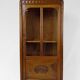 Art Deco walnut display cabinet, France, Circa 1920