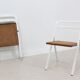 Cidue vintage folding chairs 1970s, set of 4