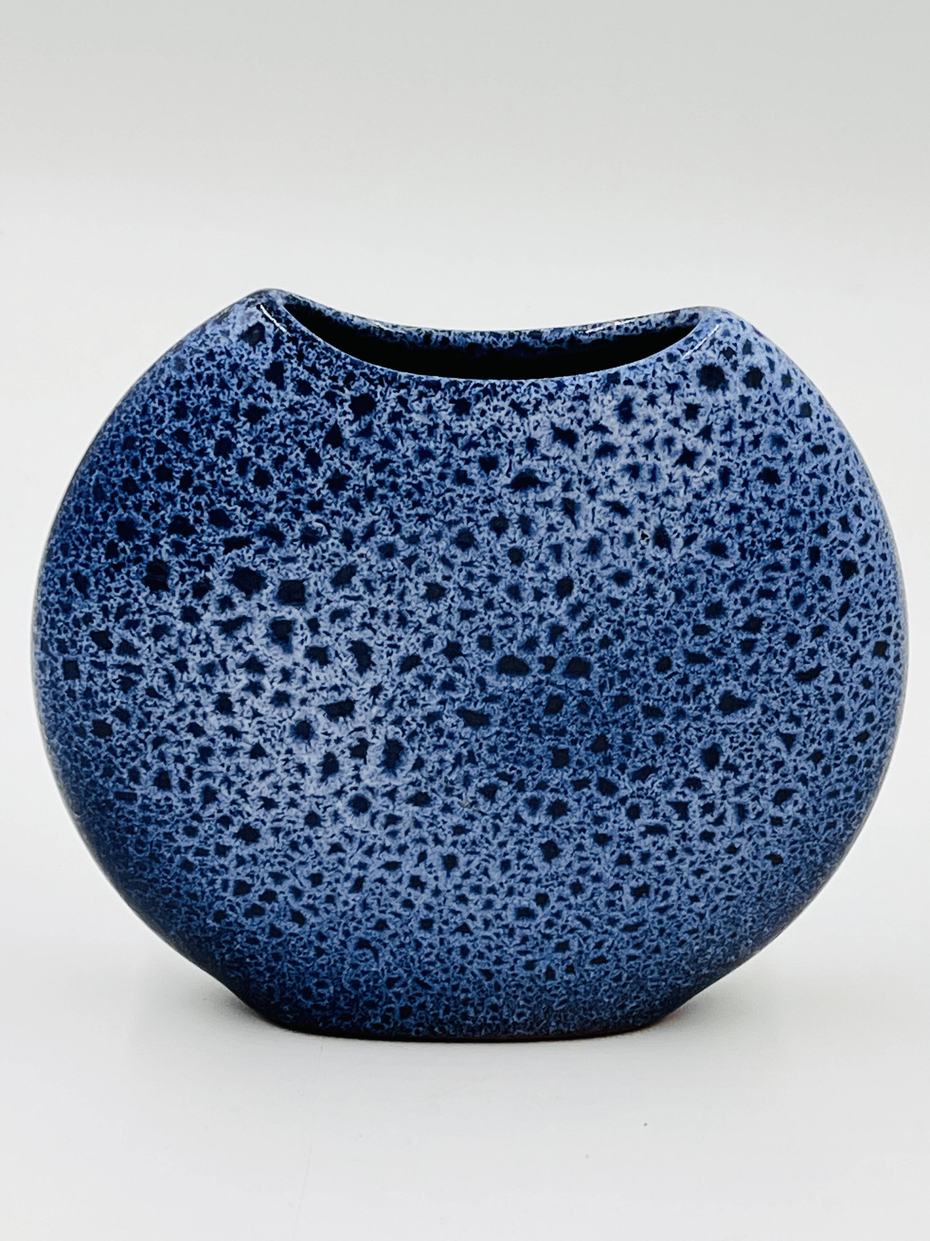 Maredsous ceramic pebble vase by Antonio Lampecco