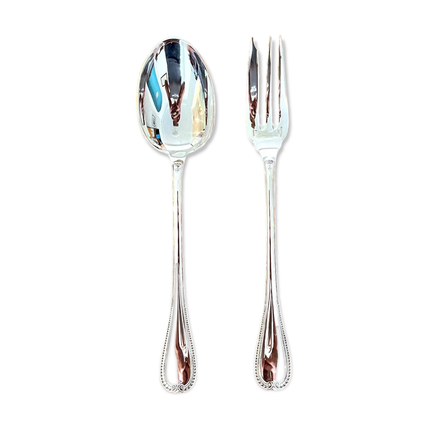 Christofle Malmaison service cutlery 25 cm silver metal new condition