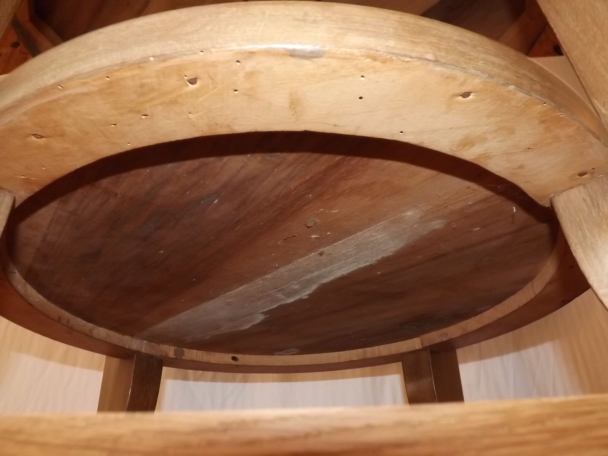 Mahogany coffee table Gaston Poisson art deco 1940