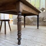 Oval farmhouse table 250cm pine