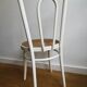 Chaise en bois et cannage