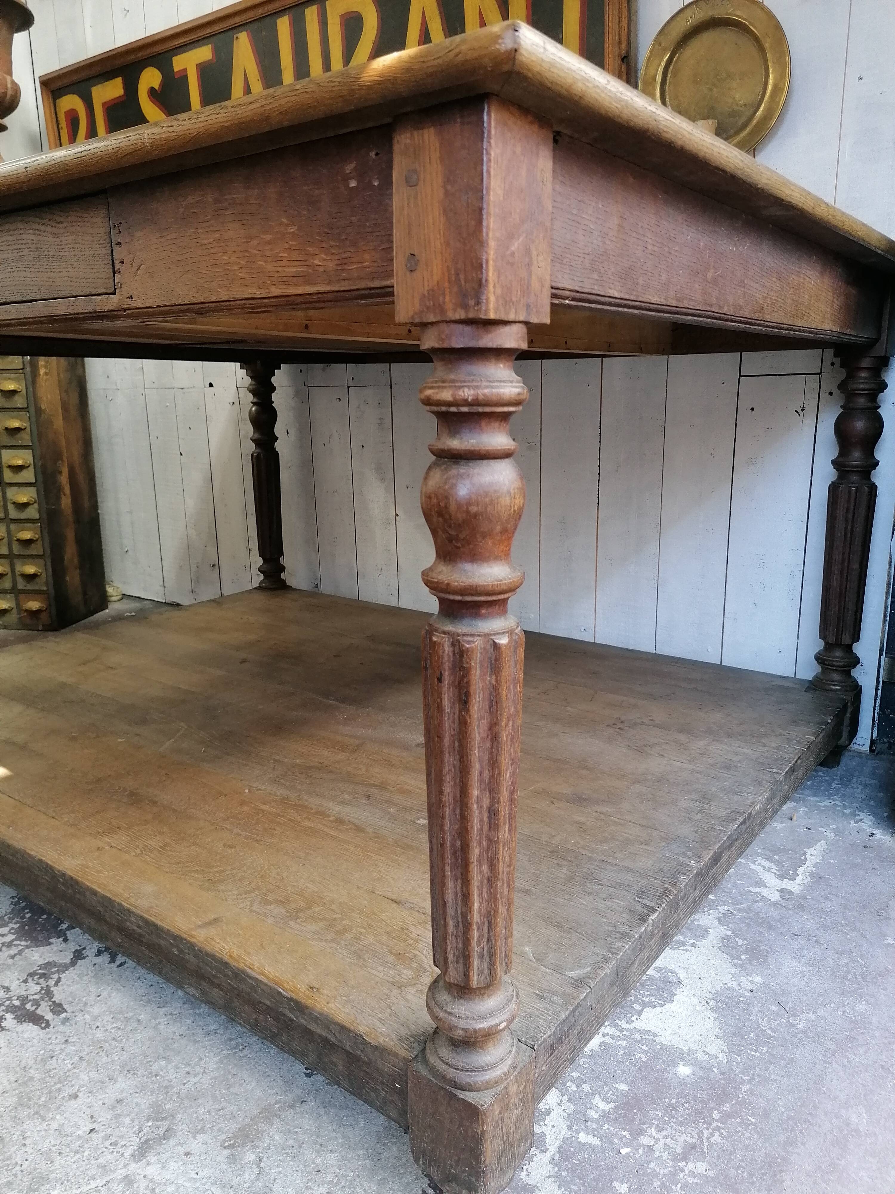 Table de drapier 19ème siècle