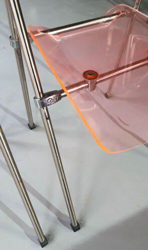 Chaises pliantes modernes en plexiglas Giancarlo Piretti - EDA Concept