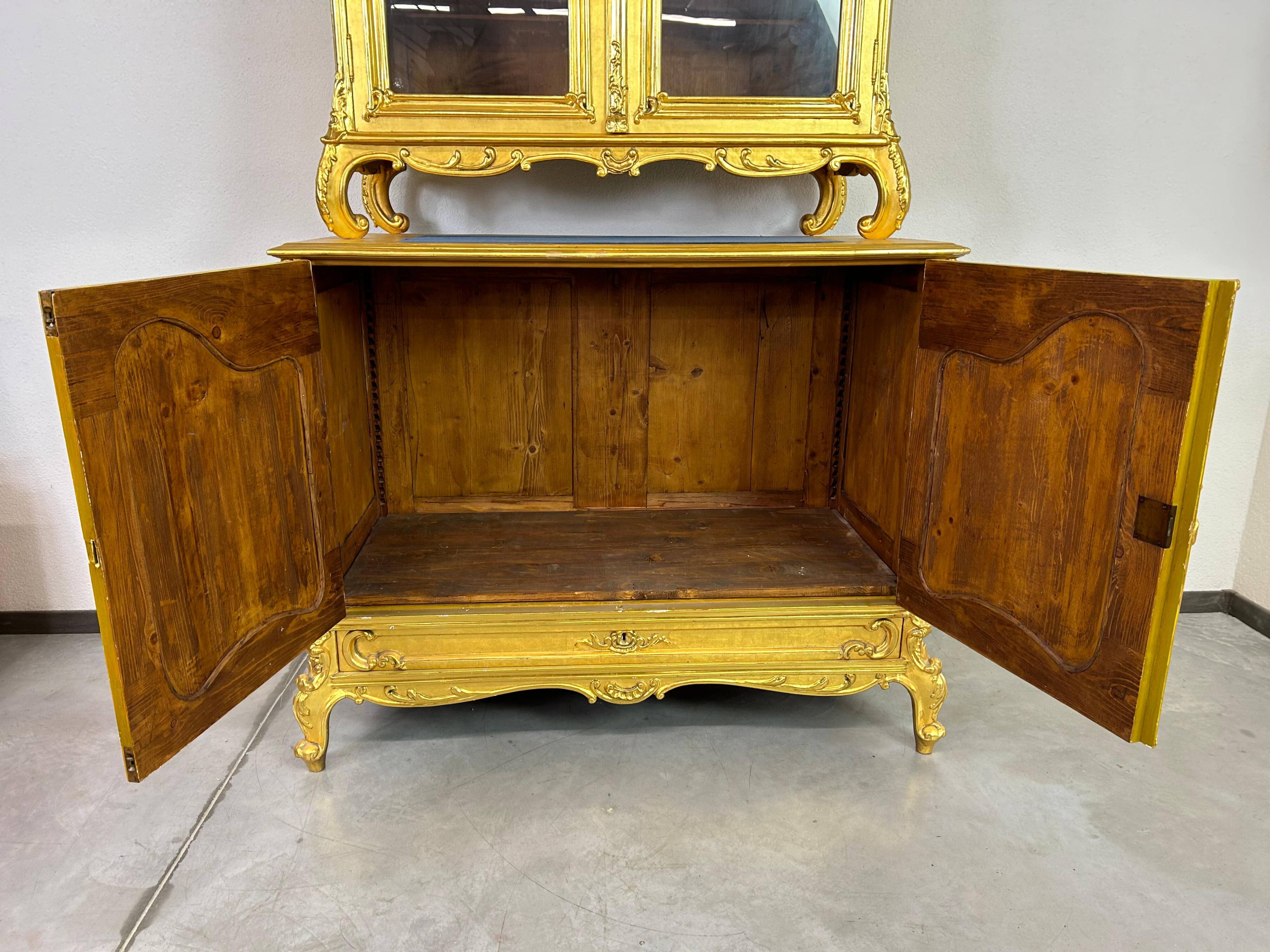 Enfilade Rococo dorée XVIIIe siècle