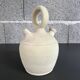 Raw white stoneware jug