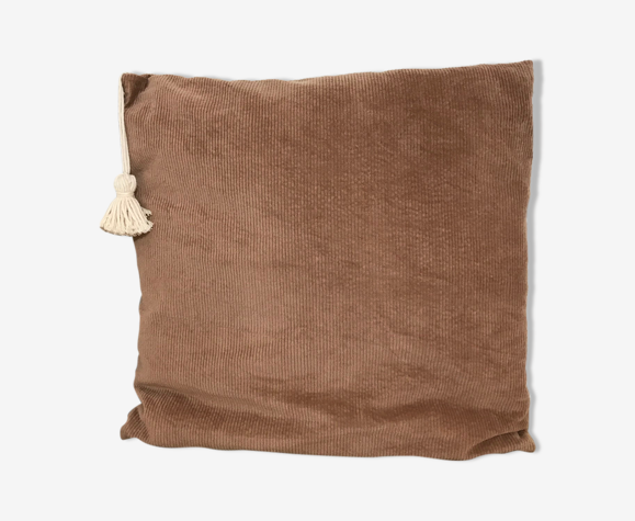 Housse de coussin en velours côtelé bio 50cm