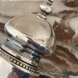 Silver metal pepper mill