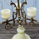 Alabaster candle holder
