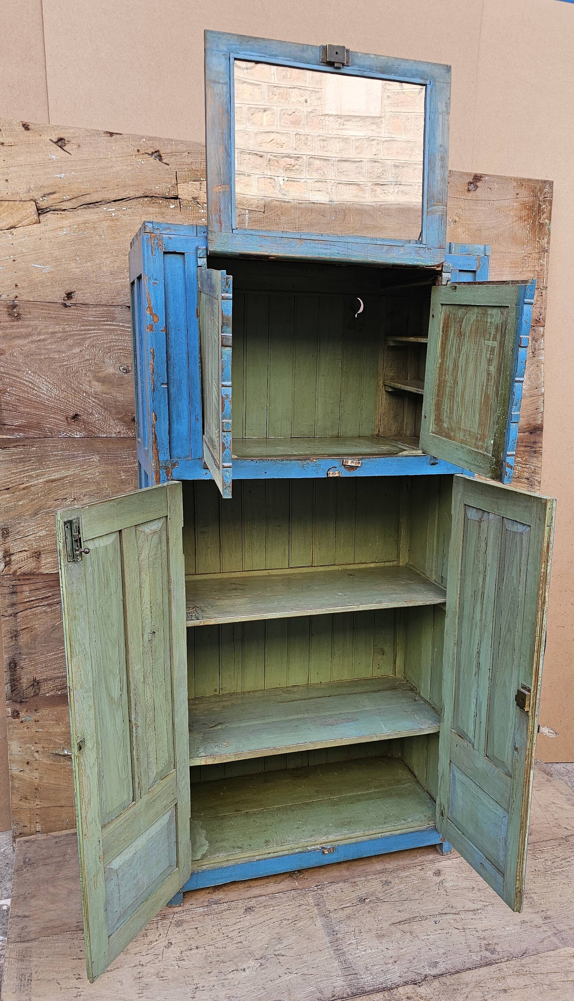 Vintage Art Deco radio cabinet in Burmese teak.