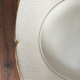 Rectangular plates Terre de Fer Salins