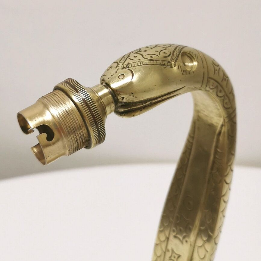 Bronze cobra lamp, 1950