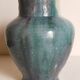 Ancient pottery with blue enamel 19th century