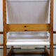 Italian brutalist pine sling chair