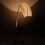 Lampe de table Rolf Benz Nuvola, acier, design sculptural, Allemagne