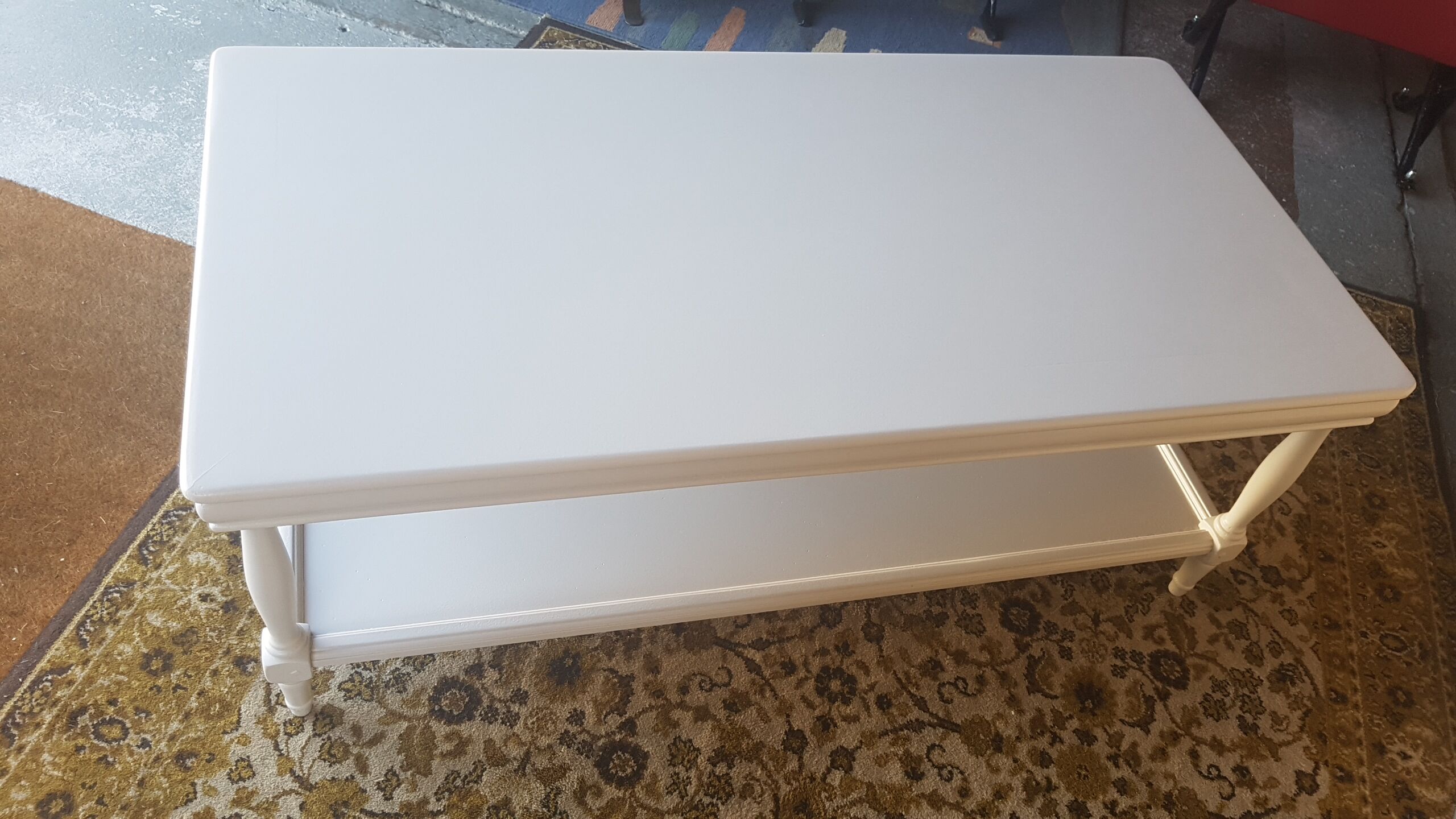 Cherry coffee table makeover