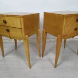 Pair of art deco bedside tables