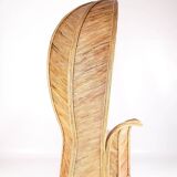 Large rattan “palm” armchair