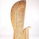 Large "palm" armchair in rattan