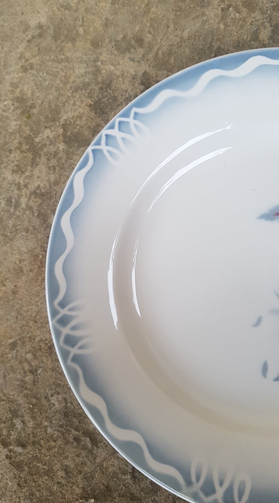 Set of 6 plates Digoin Sarreguemines model Lot