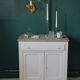 Powder pink and terrazzo dresser