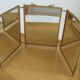 Triptych mirror - early 20th - golden frame - 71x29cm