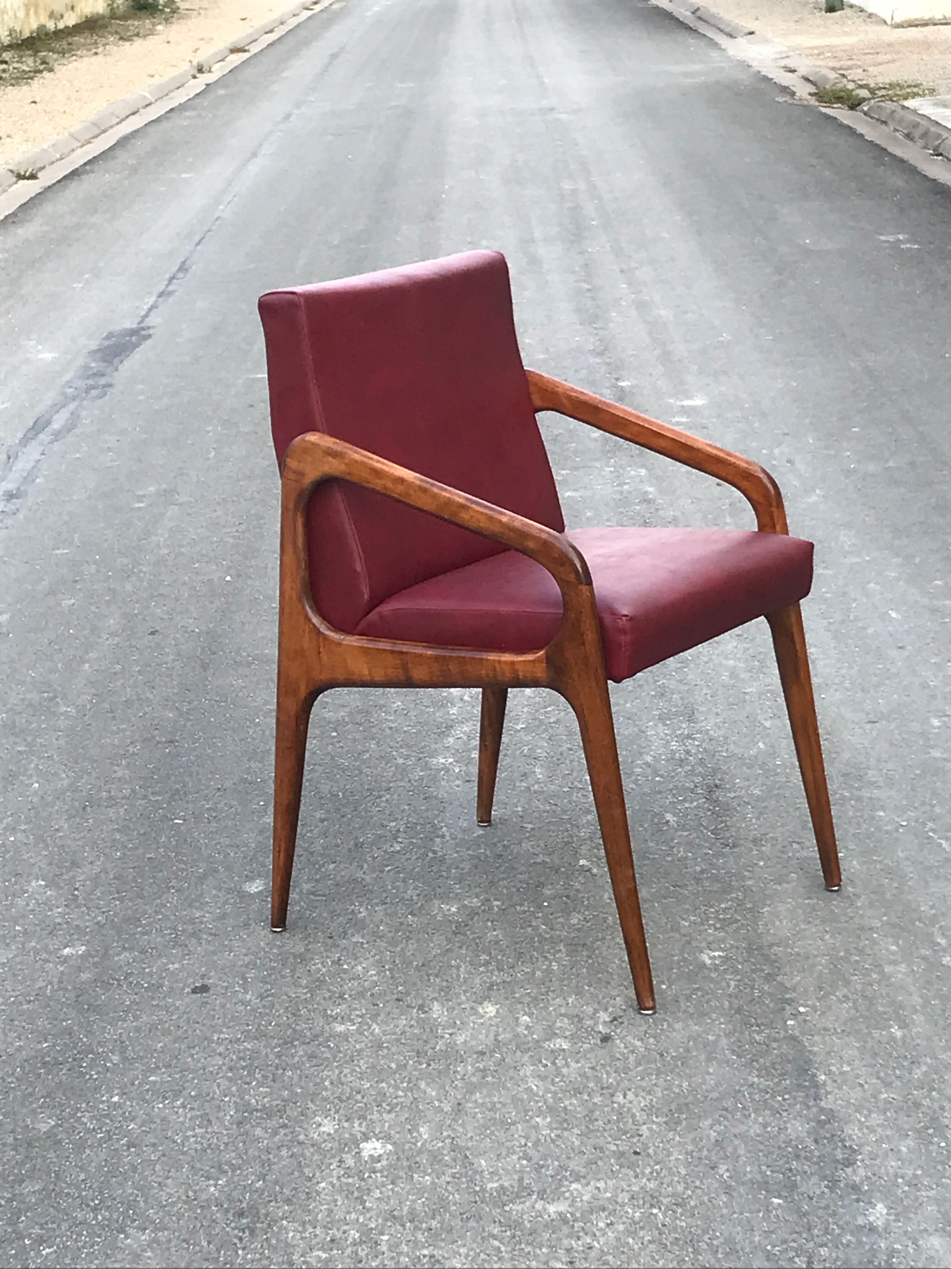 Vintage stella armchair design 1960