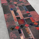 Large Ceramic-Tile Coffee Table by Pia Manu, Handcrafted, Belgium 1960's