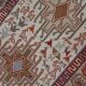 Handwoven Sumakh Kilim Rug, Wool & Silk Tribal Flatweave 103 x 73 cm
