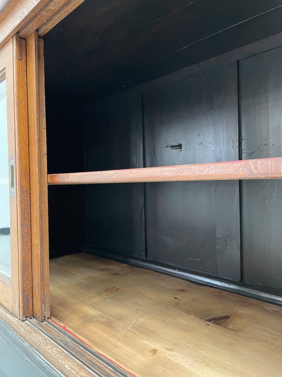 Enfilade de métier XXL chêne portes vitrées