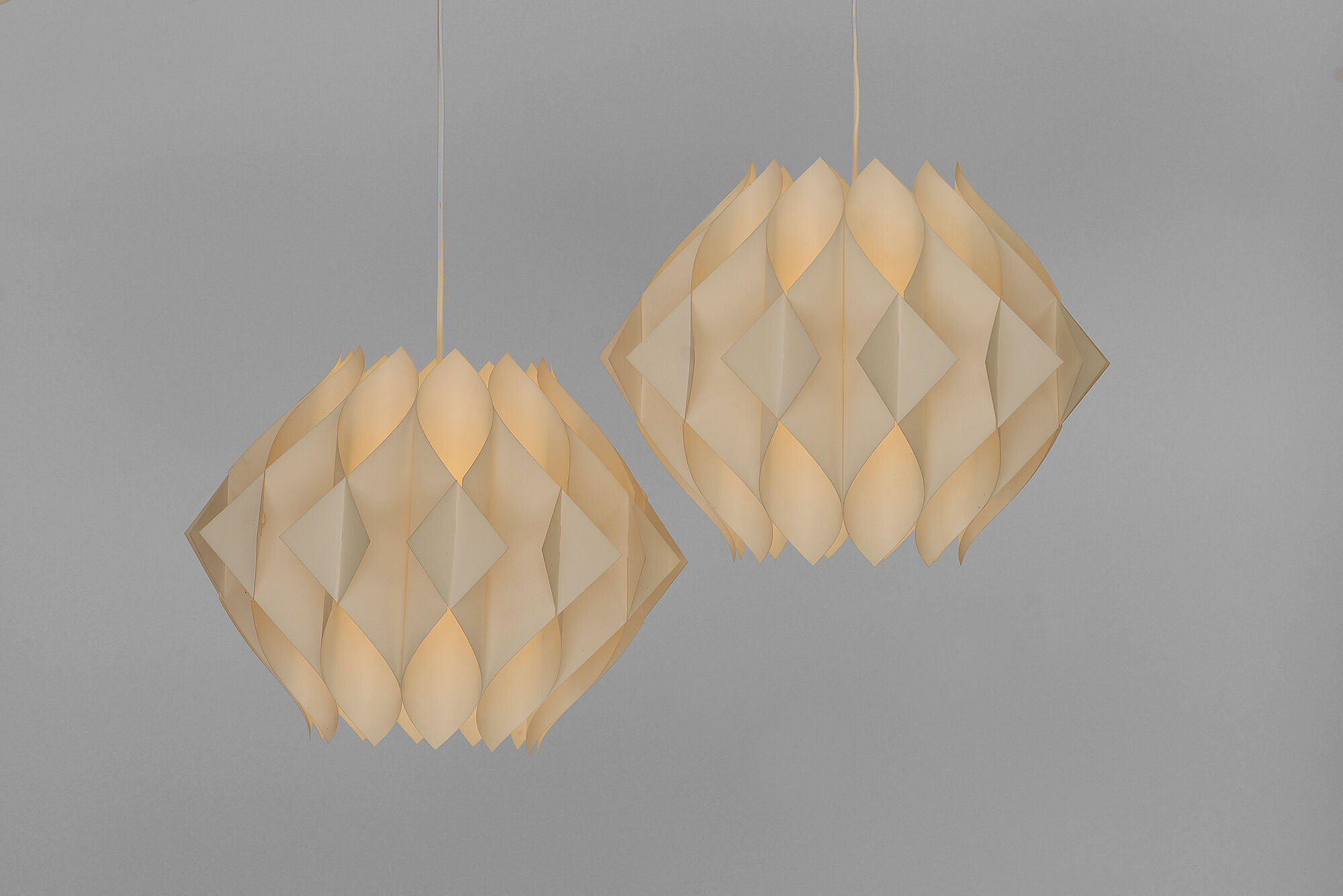 Hanging lamps "Butterfly" by Lars Shiøler for Hoyrup Ligh