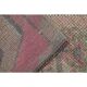 1970s Vintage Turkish Handmade Wool & Cotton Pink Runner Rug 100x339