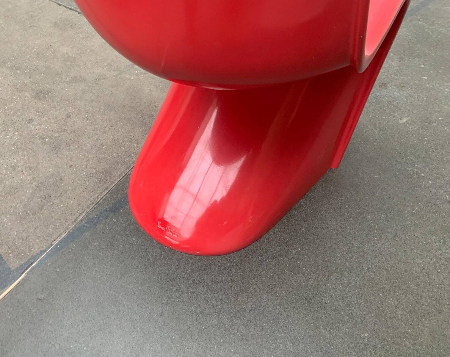 Set of mid-century Panton chairs by Verner Panton for Vitra Herman Miller.