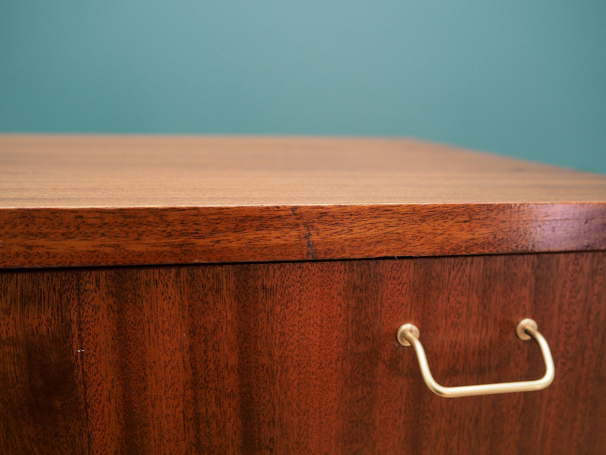 Mahogany chest of drawers, Scandinavian design, 1970s, production: Denmark