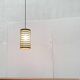 Mid-century minimalist perforated pendant, 1960s