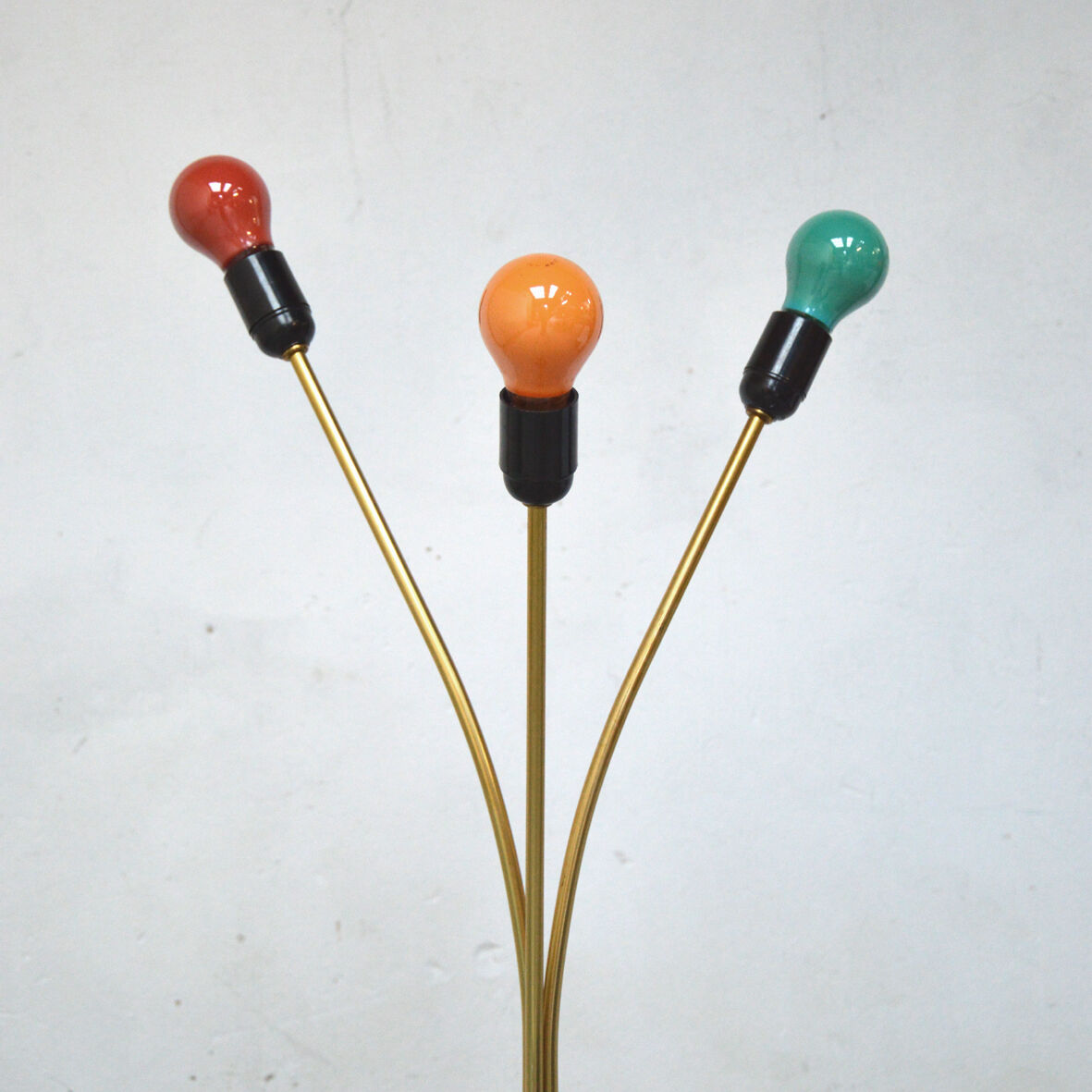 3-arm brass lamppost, 1960