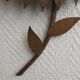 Brass flower mirror