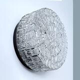 Vintage Brutalist Glass Sconce