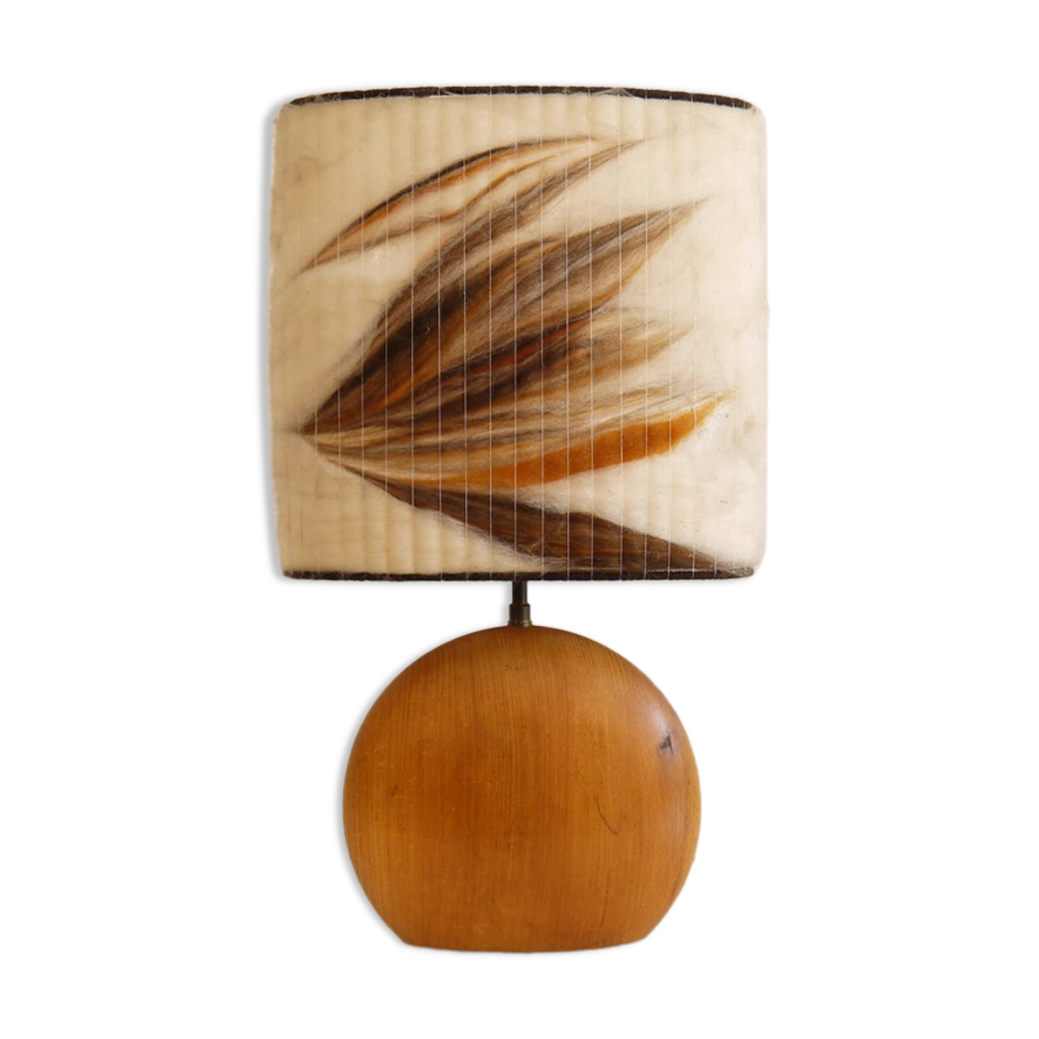 Vintage wooden lamp 1960