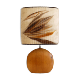 Vintage wooden lamp 1960