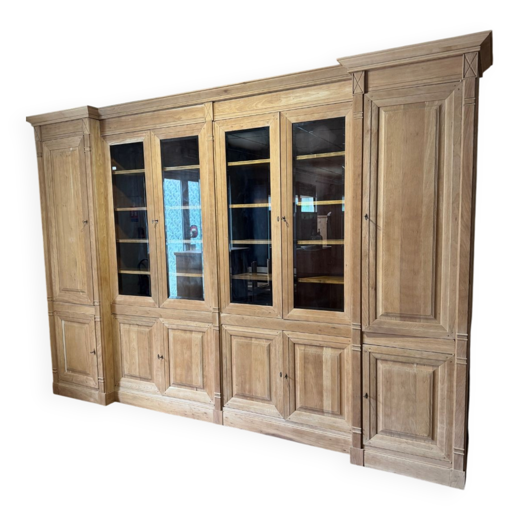 Cherry wood bookshelf – 1970s/80s