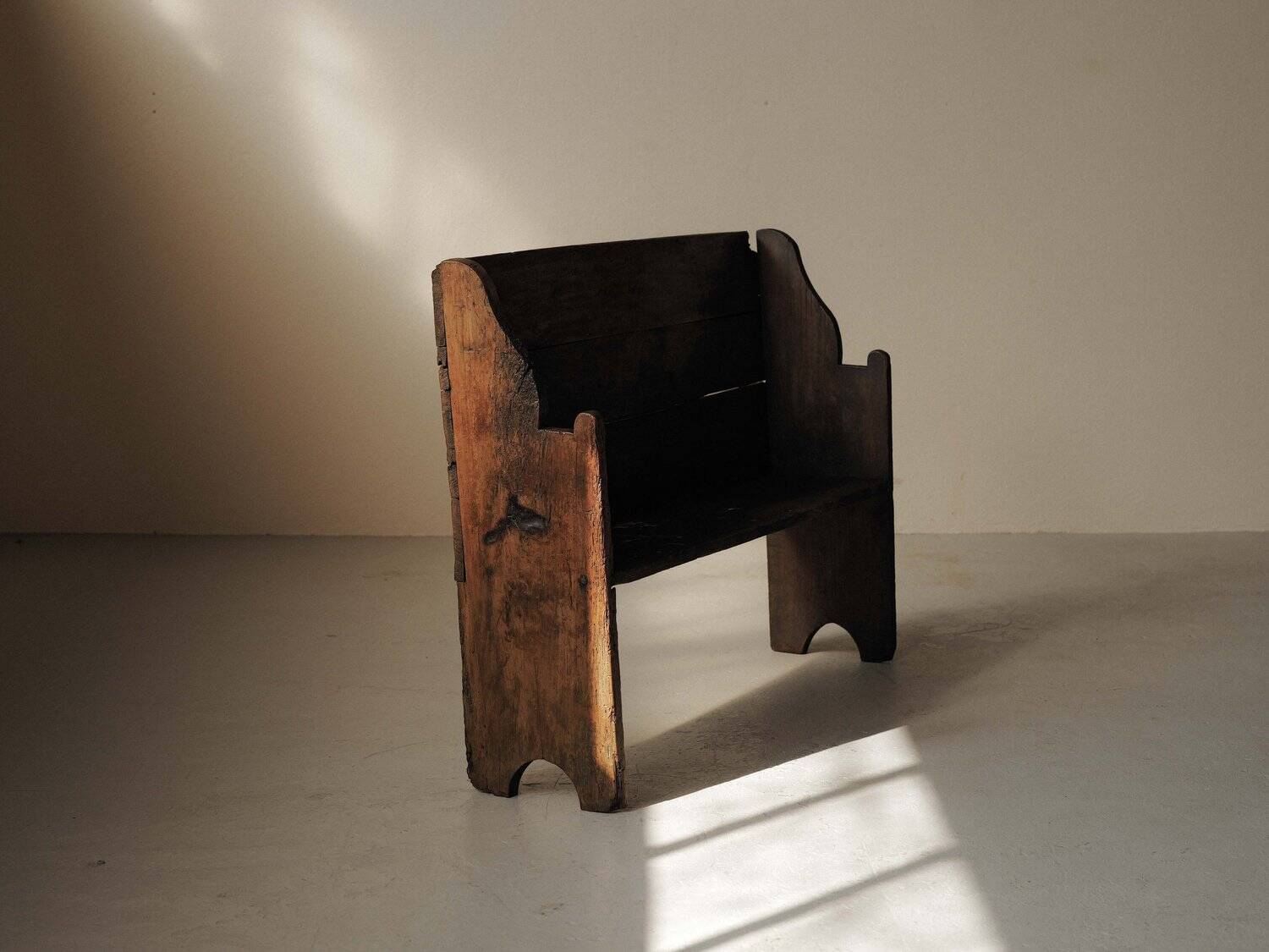 Banc de ferme, Art-Populaire, Ardèche, XIXᵉ siècle