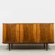 Vintage Walnut Sideboard By Lfm, Poland, 1970’s