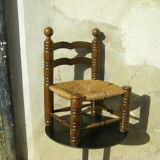 Vintage mulched low chair 1940