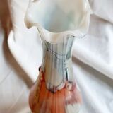 Opaline vase Florentine Stelvia marbled pink