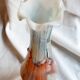 Opaline vase Florentine Stelvia marbled pink